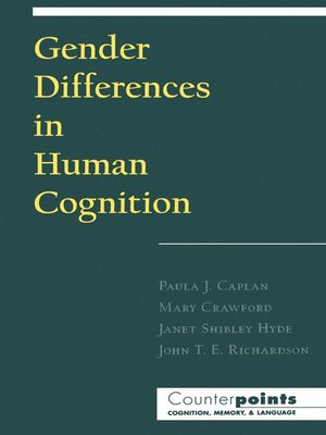 cover image of Gender Differences in Human Cognition